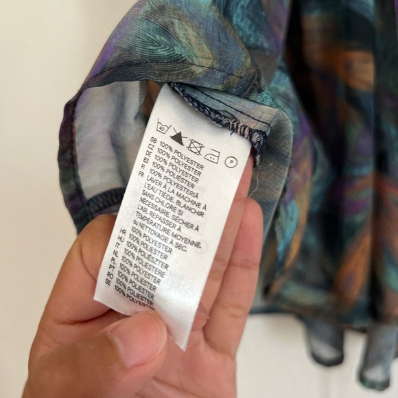 My Michelle Beach Day Coverup Tunic Size 12 - Picture 9 of 10